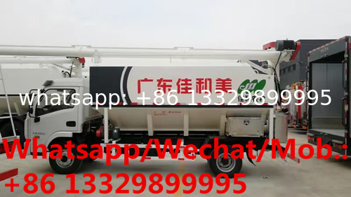 Customized factory sale Yuejin 15cbm bulk feed pellet transported vehicle for sale, Good price animal feed body on truck