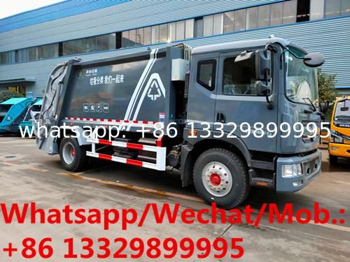 2021s best price 10cbm/12cbm/14cbm garbage compactor truck for sale, Factory sale new face compacted garbage truck