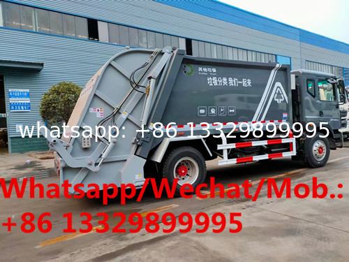 2021s best price 10cbm/12cbm/14cbm garbage compactor truck for sale, Factory sale new face compacted garbage truck