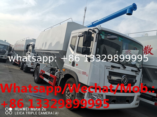 HOT SALE! NEW DONGFENG D9 22cbm bulk feed transported vehicle for sale, Best price 10T animal poultry feed pellet truck