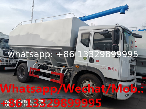 HOT SALE! NEW DONGFENG D9 22cbm bulk feed transported vehicle for sale, Best price 10T animal poultry feed pellet truck