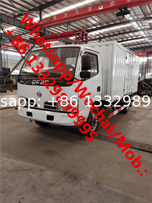 HOT SALE! dongfeng 4tons cargo van truck for sale, Best price and high quality dongfeng 3-5tons cargo van truck for sale