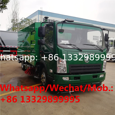 Customized SHACMAN brand diesel road sweeper and washing vehicle for sale, Cheaper street sweeping truck for sale