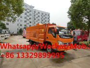 Foton 4x2 small 4 ton street sweeper vacuum cleaner road sweeper cleaning truck for sale, cheapest street sweeper
