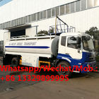 cheaper Dongfeng tianjin 190hp diesel 15cbm mobile oil tanker transported vehicle for sale, bulk diesel gasoline truck