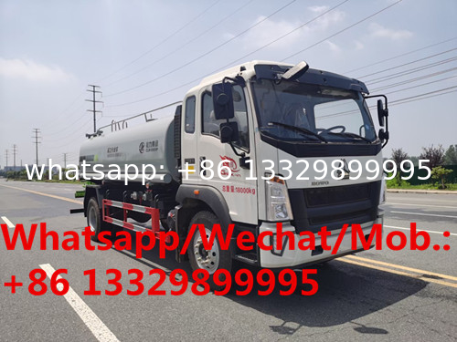 HOWO 10cbm Water sprinkling vehicle for sale, Best price water tanker transported truck, cistern truck for sale