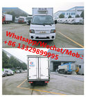 Cheapest gasoline engine refrigerated minivan for sale, HOT SALE! New Jac 4*2 LHD 1T gasoline cold van box truck