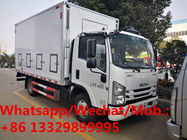 ISUZU brand 600P 4*2 LHD 120hp Euro 5 day old chick transported truck for sale, Cheaper baby chick van vehicle for sale