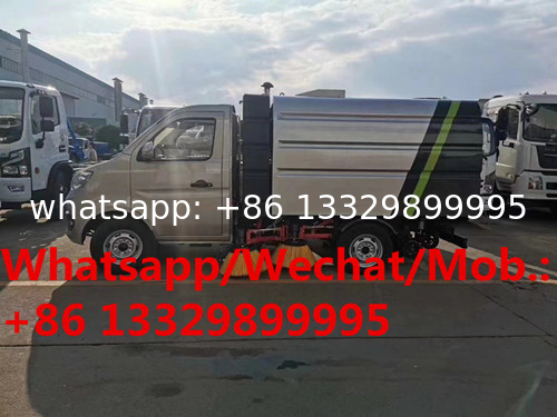 new gasoline Chang'an 4*2 LHD mini street sweeping vehicle for sale, Cheapest price road cleaner vehicle for sale