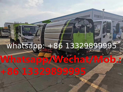 new gasoline Chang'an 4*2 LHD mini street sweeping vehicle for sale, Cheapest price road cleaner vehicle for sale