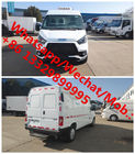 JMC 4*2 LHD diesel engine refrigerated minivan for sale, good price new JMC cold refrigerated minibus for sale
