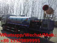 HOT SALE! Good price DONGFENG 5T water tanker truck with fog cannon, New cistern truck with sprinkling fog cannon