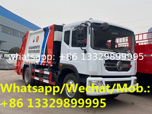 HOT SALE! dongfeng D9 10cbm compacted garbage truck, Cheaper new head 170hp 10cbm garbage compactor truck for sale