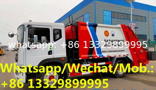 HOT SALE! dongfeng D9 10cbm compacted garbage truck, Cheaper new head 170hp 10cbm garbage compactor truck for sale