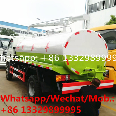 Cheaper price Yuejin 130hp diesel vacuum tanker truck for sale, HOT SALE! 6cbm fecal suction tanker vehicle
