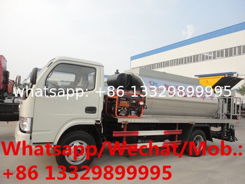 Dongfeng 4cbm intelligent type asphalt tanker truck for sale,Best price 120hp diesel 3tons bitumen spreading vehicle