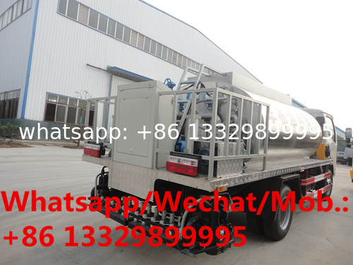 Dongfeng 4cbm intelligent type asphalt tanker truck for sale,Best price 120hp diesel 3tons bitumen spreading vehicle