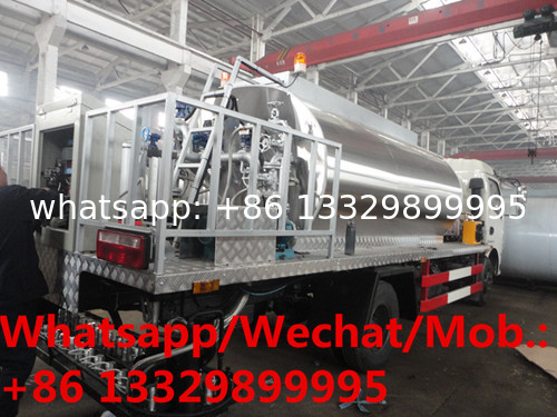 HOT SALE! high quality dongfeng 6cbm Intelligent type asphalt spreading tanker vehicle, 5T bitumen distributing truck