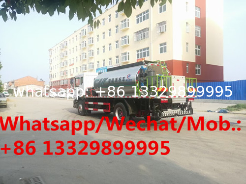 Hot sale! Dongfeng D9 180hp diesel Euro 4 10cbm asphalt spreading tanker truck, 8tons bitumen distributing vehicle