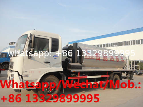 dongfeng tianjin intelligent type Euro Ⅲ 10cbm asphalt truck for sale, good price new 8tons bitumen spreading truck