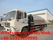 dongfeng tianjin intelligent type Euro Ⅲ 10cbm asphalt truck for sale, good price new 8tons bitumen spreading truck