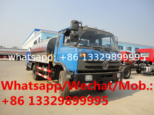 Hot sale! new Dongfeng 153 10cbm asphalt spreading tanker truck for sale, 8tons Euro 3 bitumen distributing vehicle