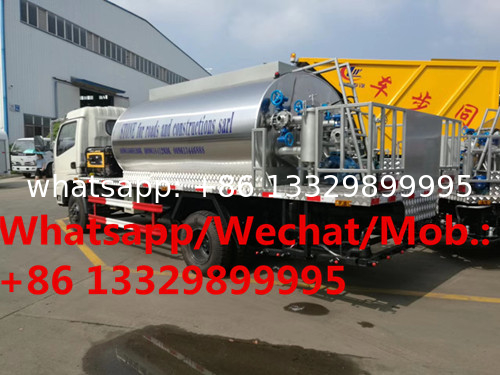 Best price Standard type asphalt spreading tanker vehicle for sale, hot sale! 6cbm 5tons bitumen tanker truck