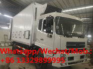 HOT SALE! day old chick truck with CARRIER REEFER, customized 6.1m baby chick van truck with chick case good shelves