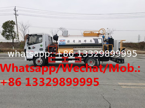 HOT SALE! DONGFENG 4*2 LHD 4cbm asphalt spreading tanker vehicle for sale, 2021s Euro 6 new model 3tons asphalt truck