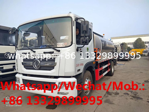 customized Dongfeng D9 4*2 LHD 210hp Euro 6 10cbm asphalt spreading tanker truck for sale, bitumen distributing truck