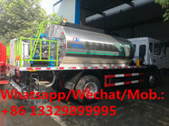 Customzied Dongfeng D9 180hp Euro 4  10cbm asphalt spreading tanker truck for Philippines, bitumen distributing vehicle