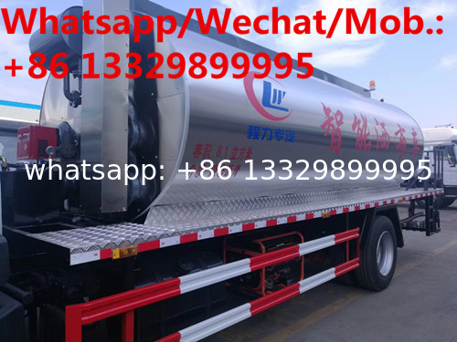 Customzied Dongfeng D9 180hp Euro 4  10cbm asphalt spreading tanker truck for Philippines, bitumen distributing vehicle