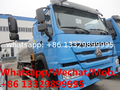 SINO TRUK HOWO 6*4 LHD 336hp 16cbm diesel asphalt tanker truck for sale, customized HOWO 14tons bitumen spreading tanker