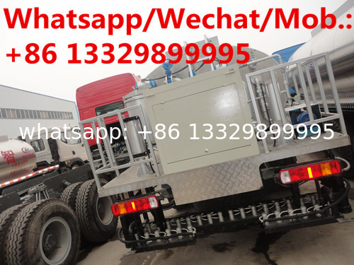 SINO TRUK HOWO 6*4 RHD 371hp diesel  16CBM 14T asphalt tanker truck for sale, bitumen spreading tanker truck for sale