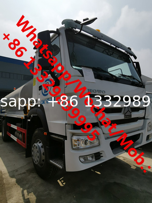 Customized SINO TRUK HOWO 4*2 RHD 8T intelligent type asphalt tanker vehicle for sale, 10CBM bitumen spreading truck