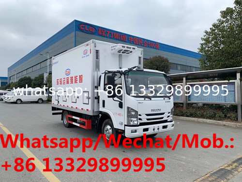 Factory sale poultry live ISUZU KV100 baby chick transported truck for sale, China supplier of day old chick vehicle