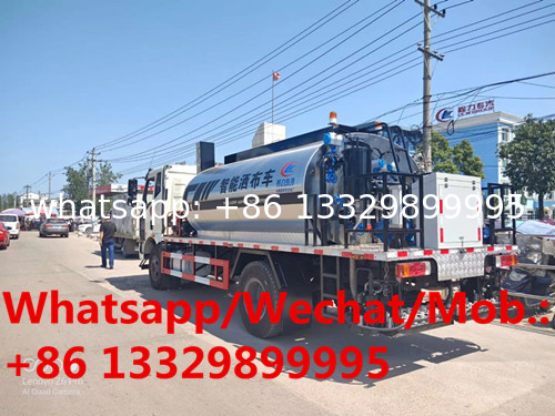 Customized FAW new intelligent type asphalt spreading tanker vehicle for sale, bitumen distributing tanker vehicle