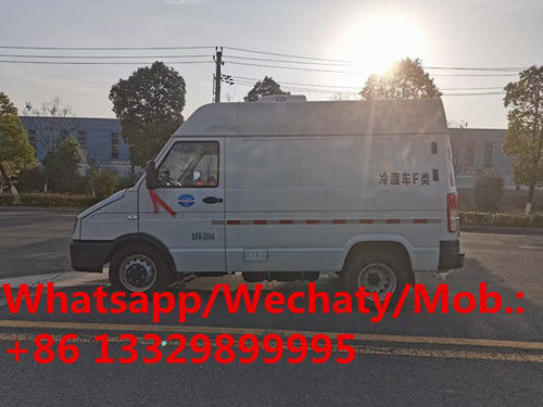 brand 4*2 LHD 2.15m 2Tons length refrigerated truck for sale, HOT SALE! good price new  reefer van truck