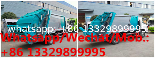 HOT SALE! JMC brand 4*2 LHD kaiyun brand 152hp Euro 6 diesel 7cbm garbage compactor truck, wastes collecting vehicle