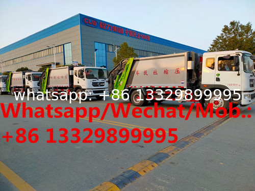 Customized dongfeng D9 13cbm 230hp diesel garbage compactor truck for sale,best seller 12cbm compacted garbage truck