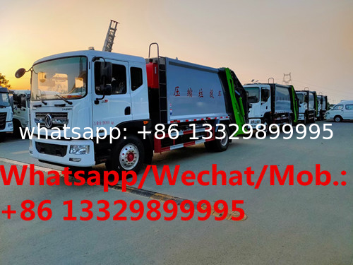 Customized dongfeng D9 13cbm 230hp diesel garbage compactor truck for sale,best seller 12cbm compacted garbage truck