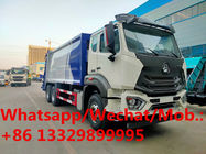 Customized SINO TRUK 20CBM compacted garbage truck for Africa, Good quality new rear loader garbage truck for sale
