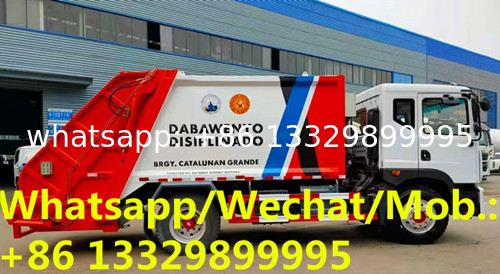 Customized Dongfeng D9 12cbm 180hp Euro Ⅳ diesel engine garbage compactor truck customized for Philippines for sale