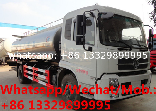 Customized Dongfeng RHD 10,000Liters stainless steel foodgrade milk tanker truck for sale, Liquid food tanker vehicle