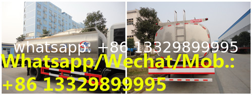 Customized Dongfeng RHD 10,000Liters stainless steel foodgrade milk tanker truck for sale, Liquid food tanker vehicle