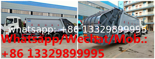 HOT SALE! DONGFENG TIANLONG 6*4 290hp diesel 20CBM garbage compactor truck, refuse garbage truck supplier in China