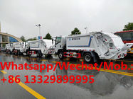 Customized SHACMAN 4*2 LHD 6CBM compactor garbage truck for sale, good price new shacman 4-5tons garbage compactor truck