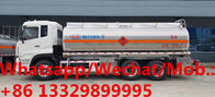 customized aluminum alloy 20cbm bulk oil transported tanker truck for sale, HOT SALE! DONGFENG fuel tanker vehicle