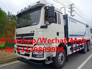 HOT SALE! Customized SHACMAN BRAND 6*4 LHD 18CBM garbage compactor truck for sale, 115tons compacted garbage truck