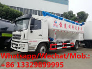 CLW brand shanqi XUANDE X6 4*2 LHD Euro 5 diesel 22cbm-24cbm bulk feed transported vehicle for sale, animal feed truck